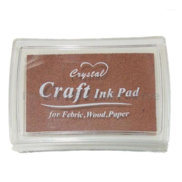 wholesale-1pcs/lot full size stamp ink pad for paper wood fabric chocolate brown inkpad craft y0201
wholesale-1pcs/lot full size stamp ink pad for paper wood fabric chocolate brown inkpad craft y0201
