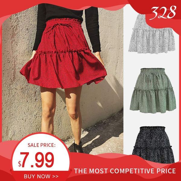 chiffon polka dot pleated women's skirt ruffle hem high waist mini skirts female 2020 summer fashion streetwear lady clothes1, Black
chiffon polka dot pleated women's skirt ruffle hem high waist mini skirts female 2020 summer fashion streetwear lady clothes1, Black