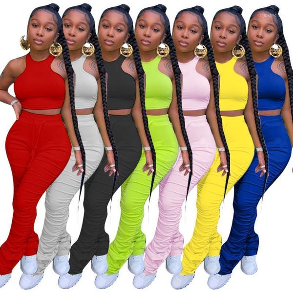 2020 clothing outfits summer 2 two piece women stacked leggings set stacked pants sets sweatpants tracksuit clothes1, Gray
2020 clothing outfits summer 2 two piece women stacked leggings set stacked pants sets sweatpants tracksuit clothes1, Gray