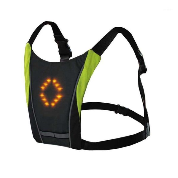 safety cycling vest wireless remote control led luminous warning light bag luminous illuminated bag vest riding l9n61, Black
safety cycling vest wireless remote control led luminous warning light bag luminous illuminated bag vest riding l9n61, Black