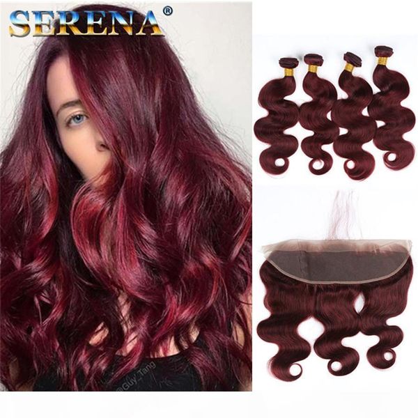 99j brazilian ear to ear 13x4 lace frontal virgin human hair bundles with frontal wine red full lace body wave middle part for black women, Black;brown
99j brazilian ear to ear 13x4 lace frontal virgin human hair bundles with frontal wine red full lace body wave middle part for black women, Black;brown