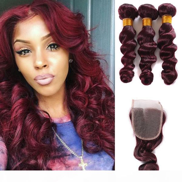 selling 7a brazilian virgin hair 3 bundles with lace closure human burgundy wine red 99j loose wave hair bundles with lace closure, Black;brown
selling 7a brazilian virgin hair 3 bundles with lace closure human burgundy wine red 99j loose wave hair bundles with lace closure, Black;brown
