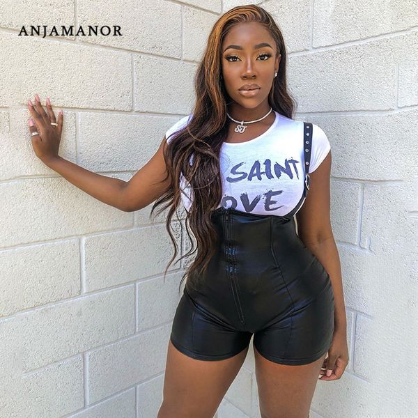 anjamanor black pu leather girdle shorts overalls rompers bodycon jumpsuit club wear clothes for women summer 2020 d85-ag26 t200704, Black;white
anjamanor black pu leather girdle shorts overalls rompers bodycon jumpsuit club wear clothes for women summer 2020 d85-ag26 t200704, Black;white