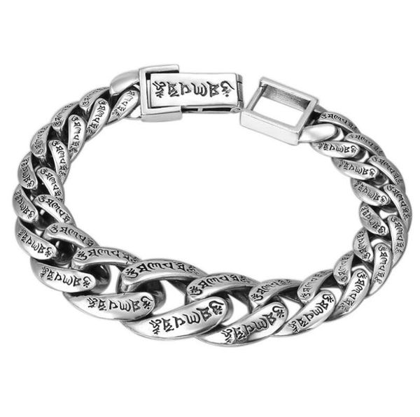 925 sterling silver fashion retro style classic six-word mantra men's s925 silver jewelry(fgl
925 sterling silver fashion retro style classic six-word mantra men's s925 silver jewelry(fgl