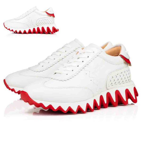 new style arrive paris men's red soles low sneakers genuine leather no spikes loubsharks donna flat mens casual shoes trainers, Black
new style arrive paris men's red soles low sneakers genuine leather no spikes loubsharks donna flat mens casual shoes trainers, Black