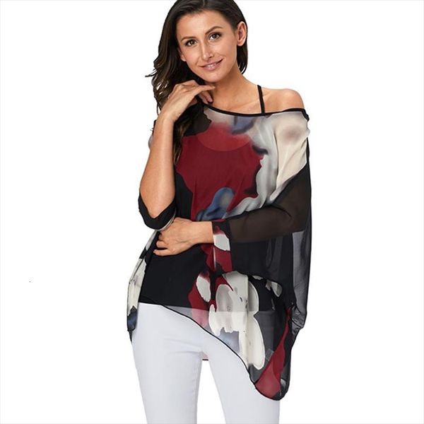 women off shoulder summer blouses 2020 new arrival color spliced casual loose chiffon shirts camisas mujer, White
women off shoulder summer blouses 2020 new arrival color spliced casual loose chiffon shirts camisas mujer, White