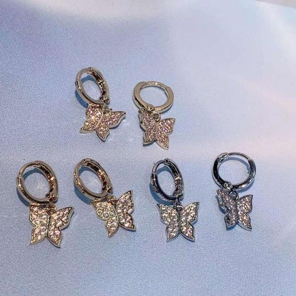 hibride new luxury butterfly drop earrings for women wedding cubic zircon crystal cz dubai bridal earrings fashion jewelry e-555, Silver
hibride new luxury butterfly drop earrings for women wedding cubic zircon crystal cz dubai bridal earrings fashion jewelry e-555, Silver