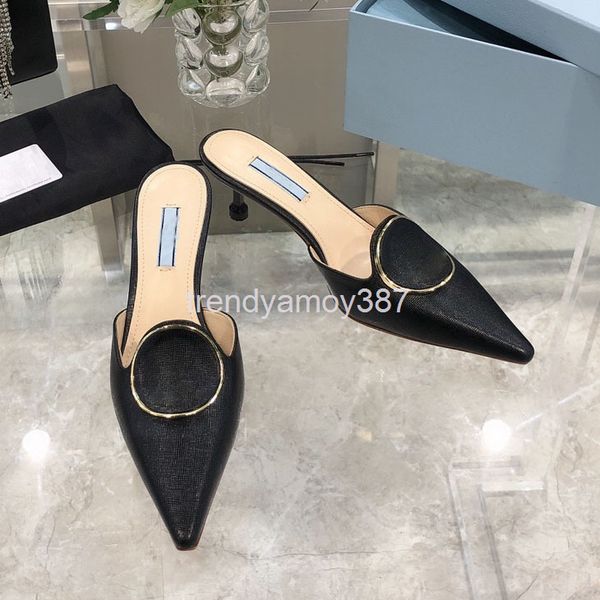 slippers baotou half slippers for women to wear out in summer fashion support pointed middle heel thin net red sandals, Black
slippers baotou half slippers for women to wear out in summer fashion support pointed middle heel thin net red sandals, Black