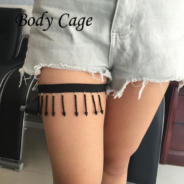 body cage 1pc beading thigh ornament ligas thigh highs garter belt stockings bondage lingerie garter belt suspender set1, Black;white
body cage 1pc beading thigh ornament ligas thigh highs garter belt stockings bondage lingerie garter belt suspender set1, Black;white