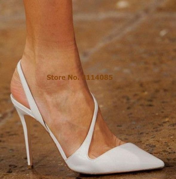 young ladies concise vogue pointed toe dress shoes ultra high heel strappy patent leather wedding shoes stretchy shallow pumps, Black
young ladies concise vogue pointed toe dress shoes ultra high heel strappy patent leather wedding shoes stretchy shallow pumps, Black