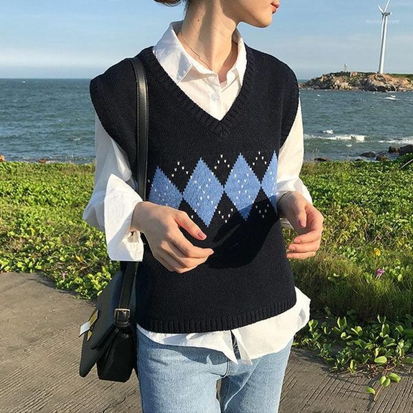 women's vests fashion women autumn winter warm pullover kniited sweater vest elegant ladies v neck geometry knitwear sreetwear1, Black;white
women's vests fashion women autumn winter warm pullover kniited sweater vest elegant ladies v neck geometry knitwear sreetwear1, Black;white