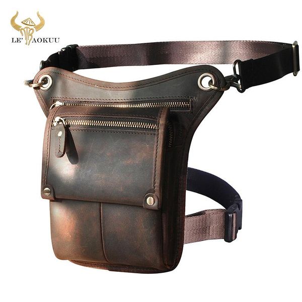 waist bags crazy horse leather men vintage small travel messenger sling bag design fanny belt pack phone pouch drop leg 211-4
waist bags crazy horse leather men vintage small travel messenger sling bag design fanny belt pack phone pouch drop leg 211-4