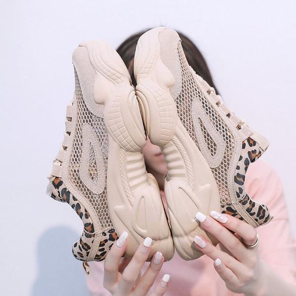 womens summer leopard sneakers breathable hollow out mesh chunky shoes woman platform trainers harajuku lace up casual shoes, Black
womens summer leopard sneakers breathable hollow out mesh chunky shoes woman platform trainers harajuku lace up casual shoes, Black