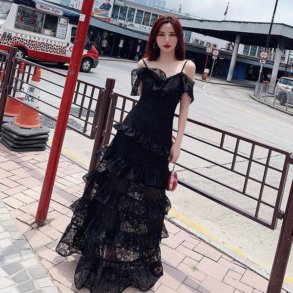 ruched women party dresses cr361 spaghetti strap vestidos de fiesta black lace evening dress a-line long formal gowns 20201, White;black
ruched women party dresses cr361 spaghetti strap vestidos de fiesta black lace evening dress a-line long formal gowns 20201, White;black