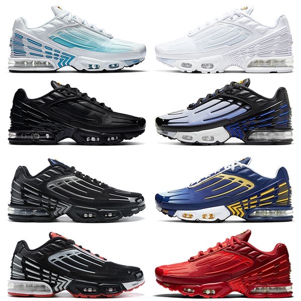 sell tn plus 3 running shoes tuned traingers laser blue tiple black all white mens womens sports sneakers, White;red
sell tn plus 3 running shoes tuned traingers laser blue tiple black all white mens womens sports sneakers, White;red