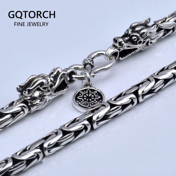 real pure 925 sterling silver necklace men double dragon heads vintage handmade clavicular chain necklace male fine jewelry 0927
real pure 925 sterling silver necklace men double dragon heads vintage handmade clavicular chain necklace male fine jewelry 0927