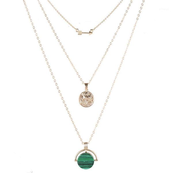 pendant necklaces occident jewelry multilayer necklace disc coins pearl eyes inlaid crystal exquisite fashion shooting trendy necklace1, Silver
pendant necklaces occident jewelry multilayer necklace disc coins pearl eyes inlaid crystal exquisite fashion shooting trendy necklace1, Silver