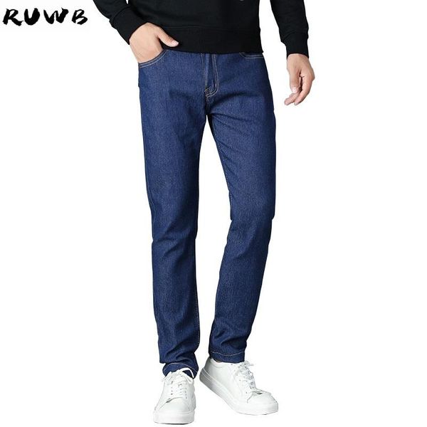 men's jeans men pure color denim vintage wash hip hop pencil pants work trousers with plus size skinny stretch, Blue
men's jeans men pure color denim vintage wash hip hop pencil pants work trousers with plus size skinny stretch, Blue