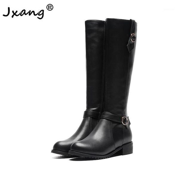 boots jxang women's 2021 style cowhide plush lining warm thick bottom high heels fashion trend high1, Black
boots jxang women's 2021 style cowhide plush lining warm thick bottom high heels fashion trend high1, Black