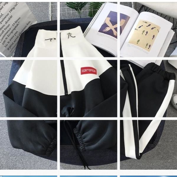 esspring and sweater korean ins style casual color matching summer women's striped harem pants harajuku fashion two-piece set coat swea, Gray
esspring and sweater korean ins style casual color matching summer women's striped harem pants harajuku fashion two-piece set coat swea, Gray