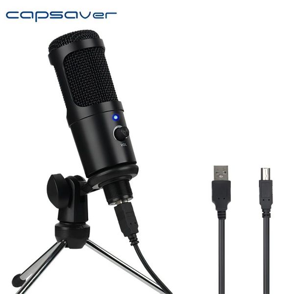 capsaver usb microphone tablestudio mic condenser with tripod holder portable for computer lappc recording singing
capsaver usb microphone tablestudio mic condenser with tripod holder portable for computer lappc recording singing