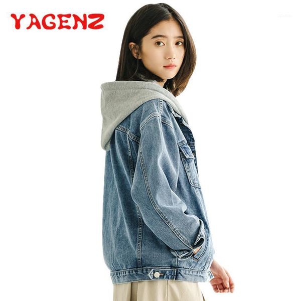 women's jackets yagenz spring autumn clothes jacket women denim coat harajuku loose casual jeans female single-breasted hooded 1, Black;brown
women's jackets yagenz spring autumn clothes jacket women denim coat harajuku loose casual jeans female single-breasted hooded 1, Black;brown