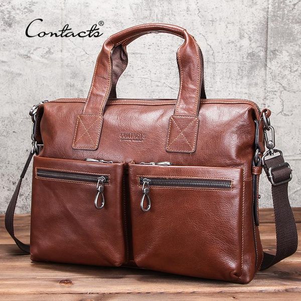 contact's business men briefcase vegetable tanned leather man lapbag brand male shoulder messenger bags tote design maleta
contact's business men briefcase vegetable tanned leather man lapbag brand male shoulder messenger bags tote design maleta