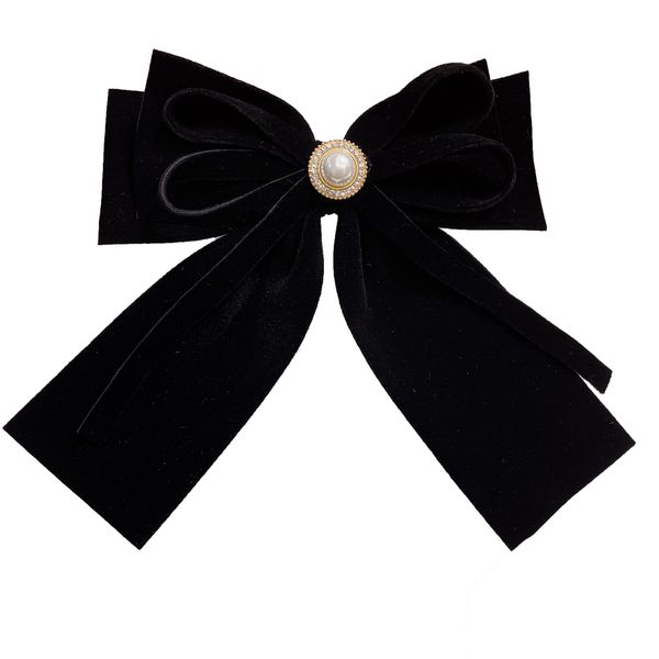 net red new velvet bow ribbon inlaid pearl spring clip hairpin japanese and korean temperament girl clip hair accessories, Slivery;white
net red new velvet bow ribbon inlaid pearl spring clip hairpin japanese and korean temperament girl clip hair accessories, Slivery;white