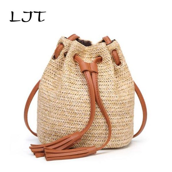 ljt korean style bucket straw bags woven women crossbody bags shoulder tote handbag wicker rattan shoulder bag string sac
ljt korean style bucket straw bags woven women crossbody bags shoulder tote handbag wicker rattan shoulder bag string sac