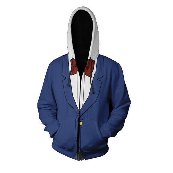 men boys anime detective conan cosplay hoodie zipper hooded sweatshirts fashion conan clothes jackets uniforms, Black
men boys anime detective conan cosplay hoodie zipper hooded sweatshirts fashion conan clothes jackets uniforms, Black