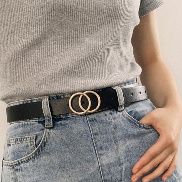 women pu leather belts double round buckle designer waist belt individual casual punk jeans female decorative, Black;brown
women pu leather belts double round buckle designer waist belt individual casual punk jeans female decorative, Black;brown