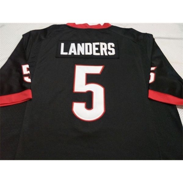 3740 uga bulldogs matt landers #5 real full embroidery college jersey size s-4xl or custom any name or number jersey, Black
3740 uga bulldogs matt landers #5 real full embroidery college jersey size s-4xl or custom any name or number jersey, Black