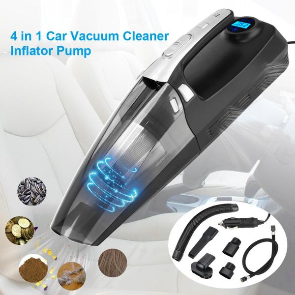 powerful car vacuum cleaner with led lighting 4 in 1 with digital display high suction 120w inflator pump for car home pet hair
powerful car vacuum cleaner with led lighting 4 in 1 with digital display high suction 120w inflator pump for car home pet hair