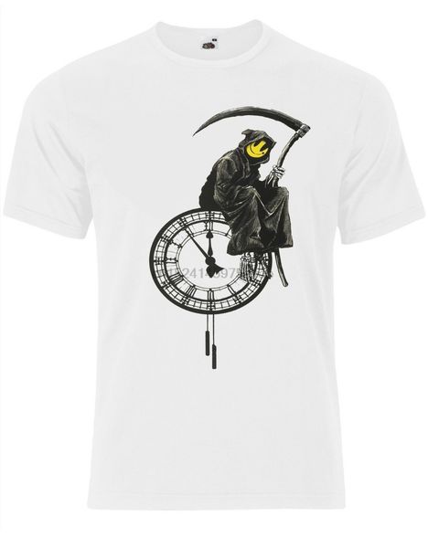 fashion summer happy face grim reaper time is ticking banksy grafitti street men am39 hip hop tees hoodie designers t shirts sweatshirt
fashion summer happy face grim reaper time is ticking banksy grafitti street men am39 hip hop tees hoodie designers t shirts sweatshirt