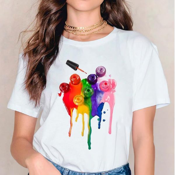 women 2020 3d watercolor fashion 90s short sleeve tshirts t clothes shirt womens ladies graphic female tee t-shirt clothing, White
women 2020 3d watercolor fashion 90s short sleeve tshirts t clothes shirt womens ladies graphic female tee t-shirt clothing, White