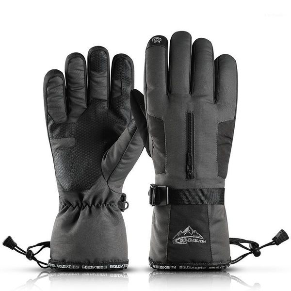 skiing gloves men women winter warm gloves windproof snow water resistant sports for skiing cycling climbing1, Black;gray
skiing gloves men women winter warm gloves windproof snow water resistant sports for skiing cycling climbing1, Black;gray
