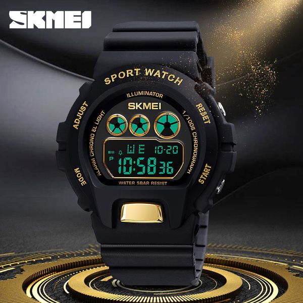 women men watches skmei fashion digital wristwatch luxury luminous display chronograph clcok waterproof sport watch for gift, Slivery;brown
women men watches skmei fashion digital wristwatch luxury luminous display chronograph clcok waterproof sport watch for gift, Slivery;brown