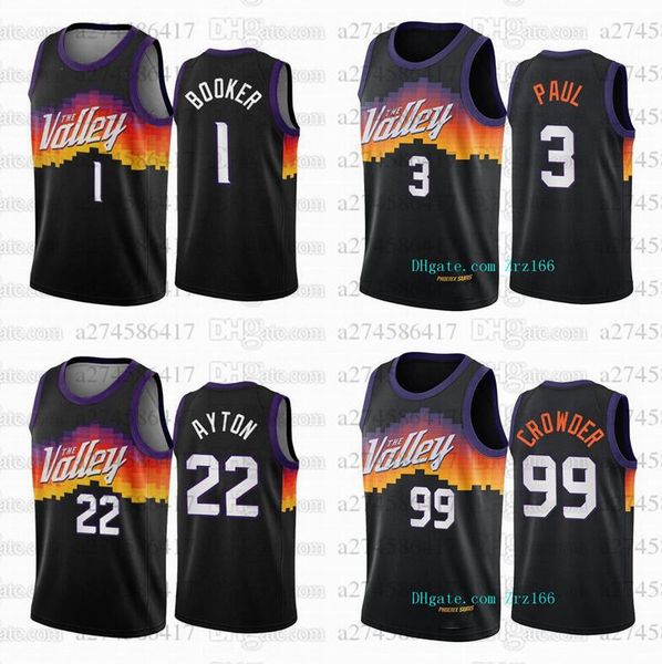 men basketball phoenix suns 1 booker 3 paul 13 nash 34 buckley city 2020-21 jersey, Black;red
men basketball phoenix suns 1 booker 3 paul 13 nash 34 buckley city 2020-21 jersey, Black;red