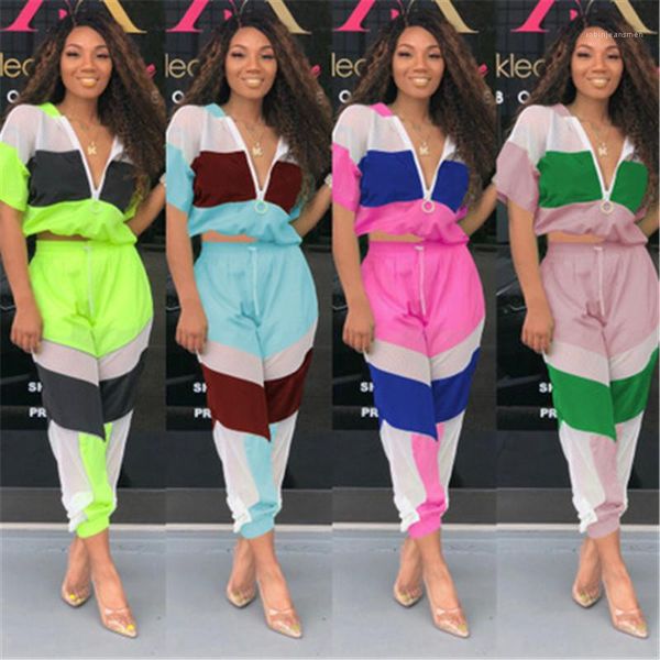 sets fashion short sleeve zipper hooded pants suits designer female autumn new casual loose drawstring tracksuits women spliced mesh, Gray
sets fashion short sleeve zipper hooded pants suits designer female autumn new casual loose drawstring tracksuits women spliced mesh, Gray