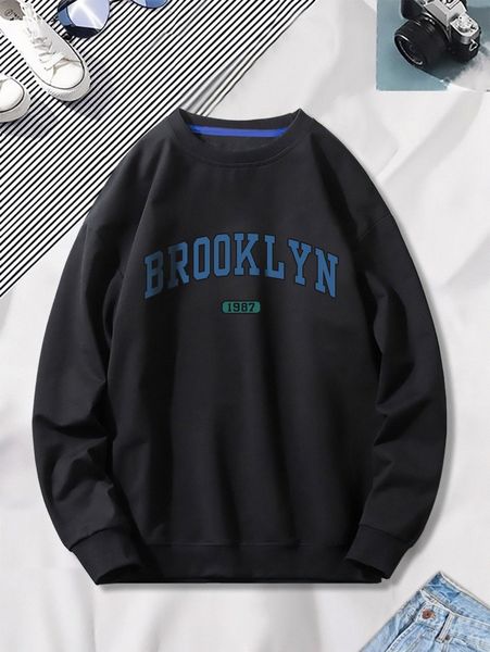 men letter graphic pullover u3mk#, Black
men letter graphic pullover u3mk#, Black