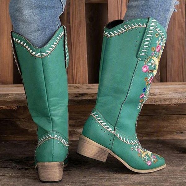 2020 new autumn winter round toe high heels national style embroidered medium tube fashion women boots bottine femme1, Black
2020 new autumn winter round toe high heels national style embroidered medium tube fashion women boots bottine femme1, Black