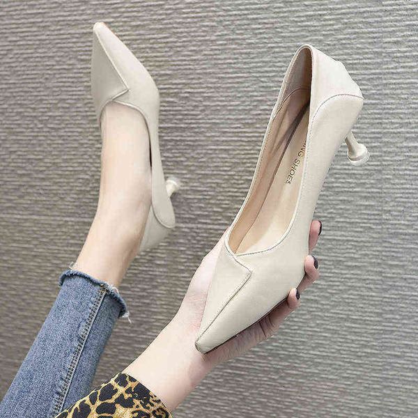 kukuhigh heels women's 2021 sho thin black french pointed single profsional temperament work
kukuhigh heels women's 2021 sho thin black french pointed single profsional temperament work