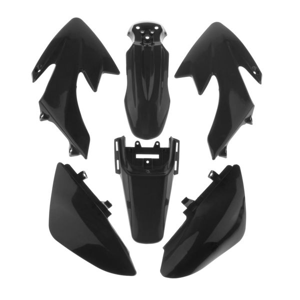 black plastics guard fairing kit for crf50 50-125cc dirt bike
black plastics guard fairing kit for crf50 50-125cc dirt bike