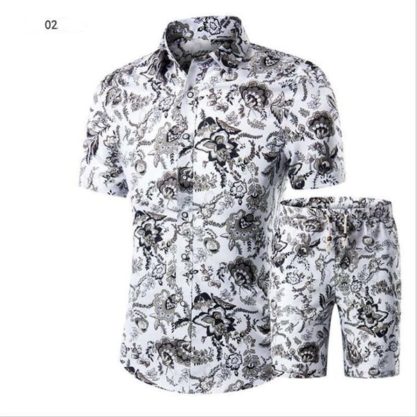 mens shirt suits fashion large size short sleeved exquisite printed shirts men's summer new styles mens two-piece suits, White;black
mens shirt suits fashion large size short sleeved exquisite printed shirts men's summer new styles mens two-piece suits, White;black