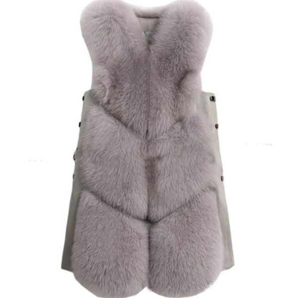 2020 new imitation fur fashion slim vest long section ladies fur vest shoulder winter women's clothing h6, Black
2020 new imitation fur fashion slim vest long section ladies fur vest shoulder winter women's clothing h6, Black