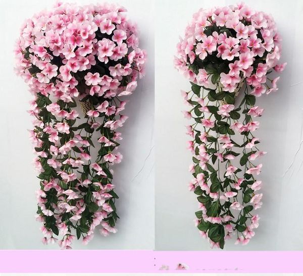 90cm lifelike violet orchid ivy artificial flower hanging plant silk garland vine for wedding centerpieces decorations bouquet
90cm lifelike violet orchid ivy artificial flower hanging plant silk garland vine for wedding centerpieces decorations bouquet