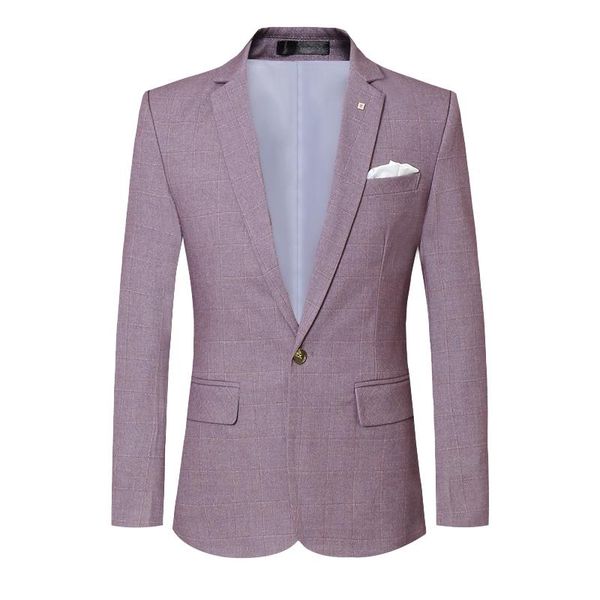 mens plaid blazer jackets formal business casual suit coat male solid one button gentleman host slim fit blazer masculino sale, White;black
mens plaid blazer jackets formal business casual suit coat male solid one button gentleman host slim fit blazer masculino sale, White;black