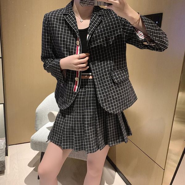 tweed blazer women plaid coat vintage thick office suit jacket sprint blazers and jackets kg-763, Tan;black
tweed blazer women plaid coat vintage thick office suit jacket sprint blazers and jackets kg-763, Tan;black