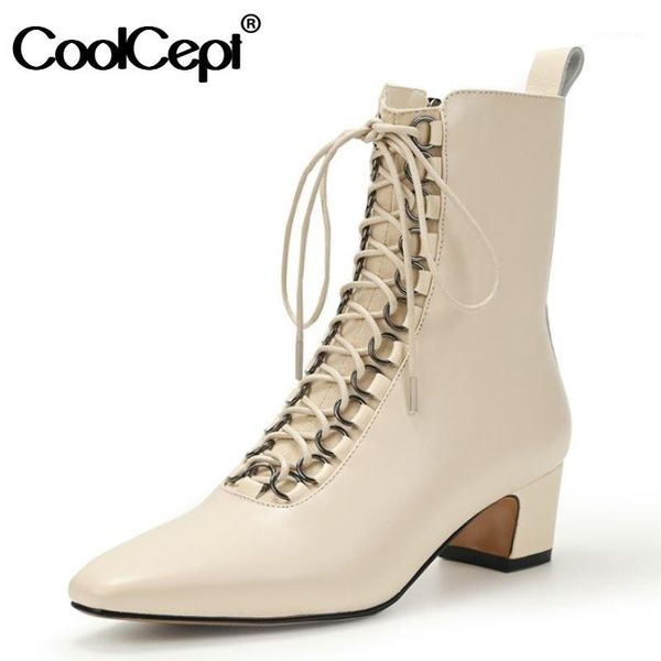 boots coolcept 2021 women high heel real leather zipper winter ankle fashion short footwear size 34-391, Black
boots coolcept 2021 women high heel real leather zipper winter ankle fashion short footwear size 34-391, Black