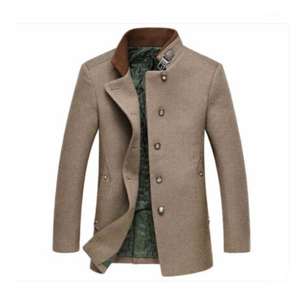 2020 brand winter men's warm wool jacket and coat men woolen thick jacket for male parka overcoat1, Black
2020 brand winter men's warm wool jacket and coat men woolen thick jacket for male parka overcoat1, Black